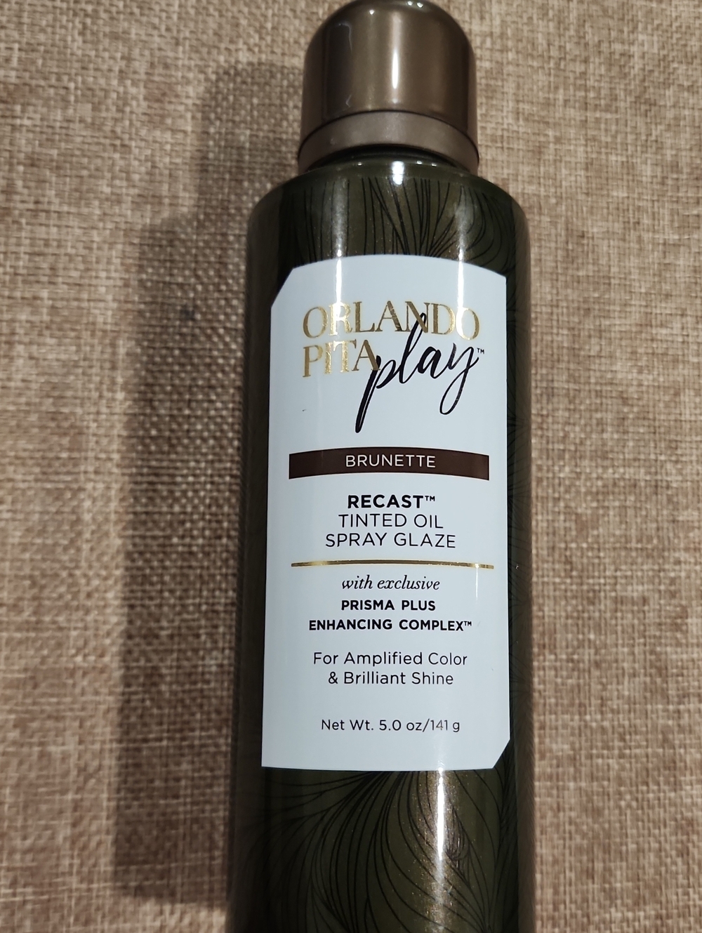Orlando Pita Play Recast Tinted Oil Spray Glaze - Brunette